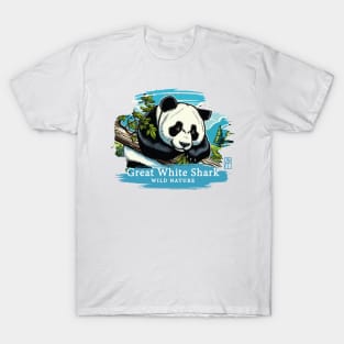 White Panda - WILD NATURE - WHITE PANDA -2 T-Shirt